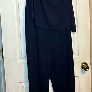 Trina‎ Turk Blue Jumpsuit with Long Sleeves and Relaxed Fit